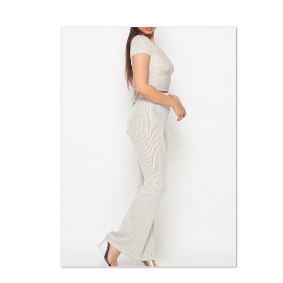 Pants - La Palma Luxe Lounge Duo in Cream